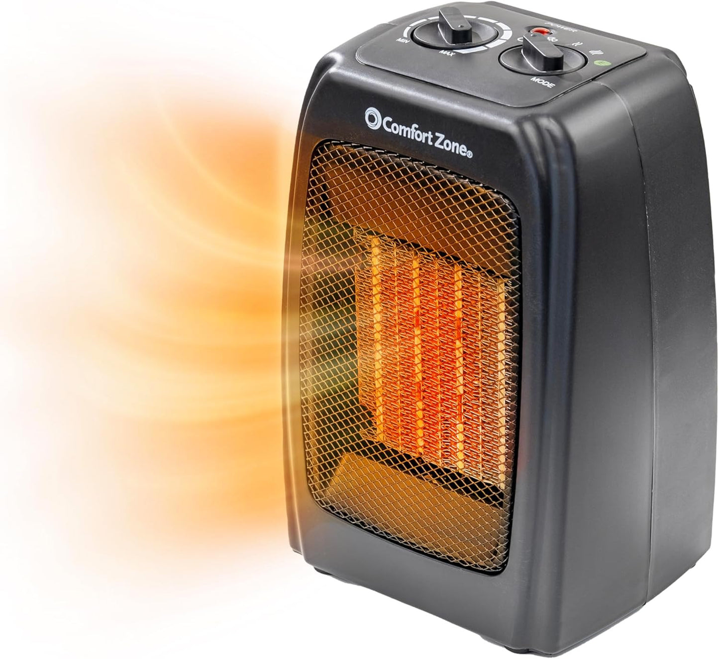 Comfort Zone CZ442E Personal Ceramic Heater, 1500W Portable, Adjustable Thermost