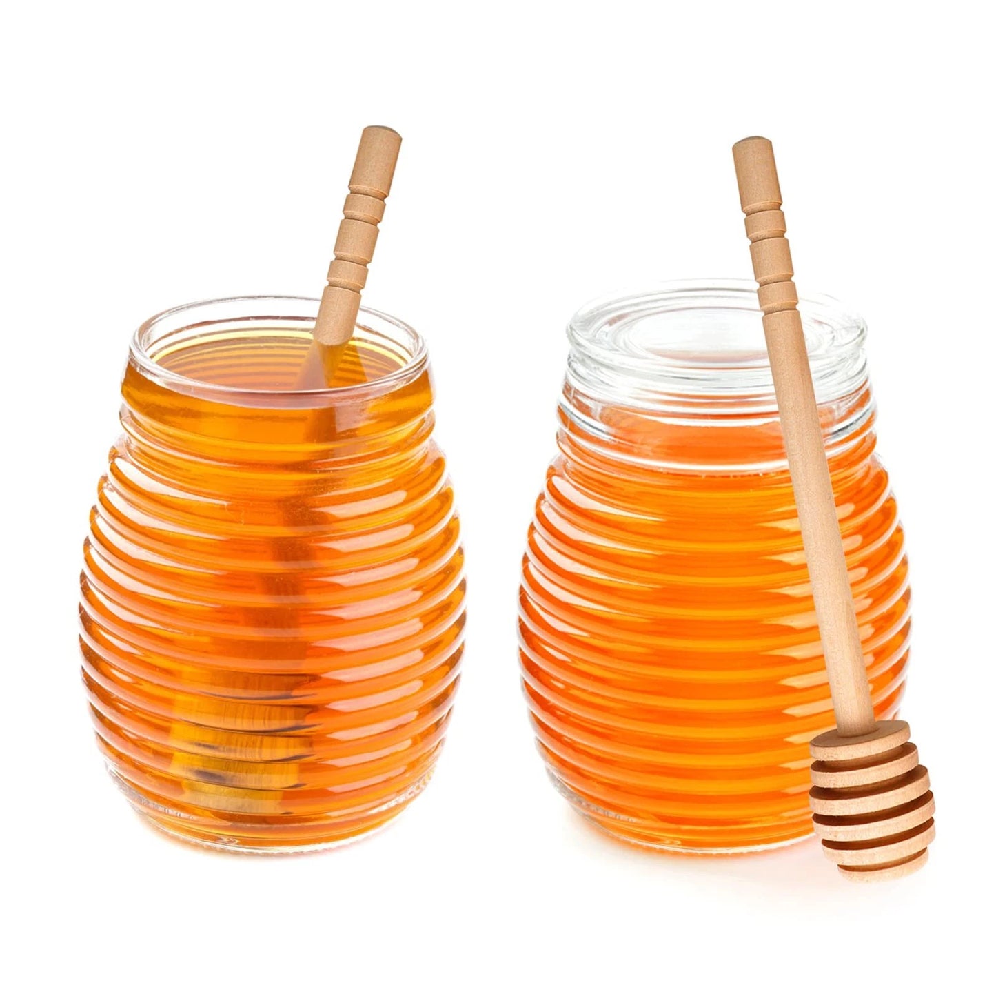 Wooden Honey Dipper Stick 6 Inch Individually Wrapped Honey Stirrer Stick Lot