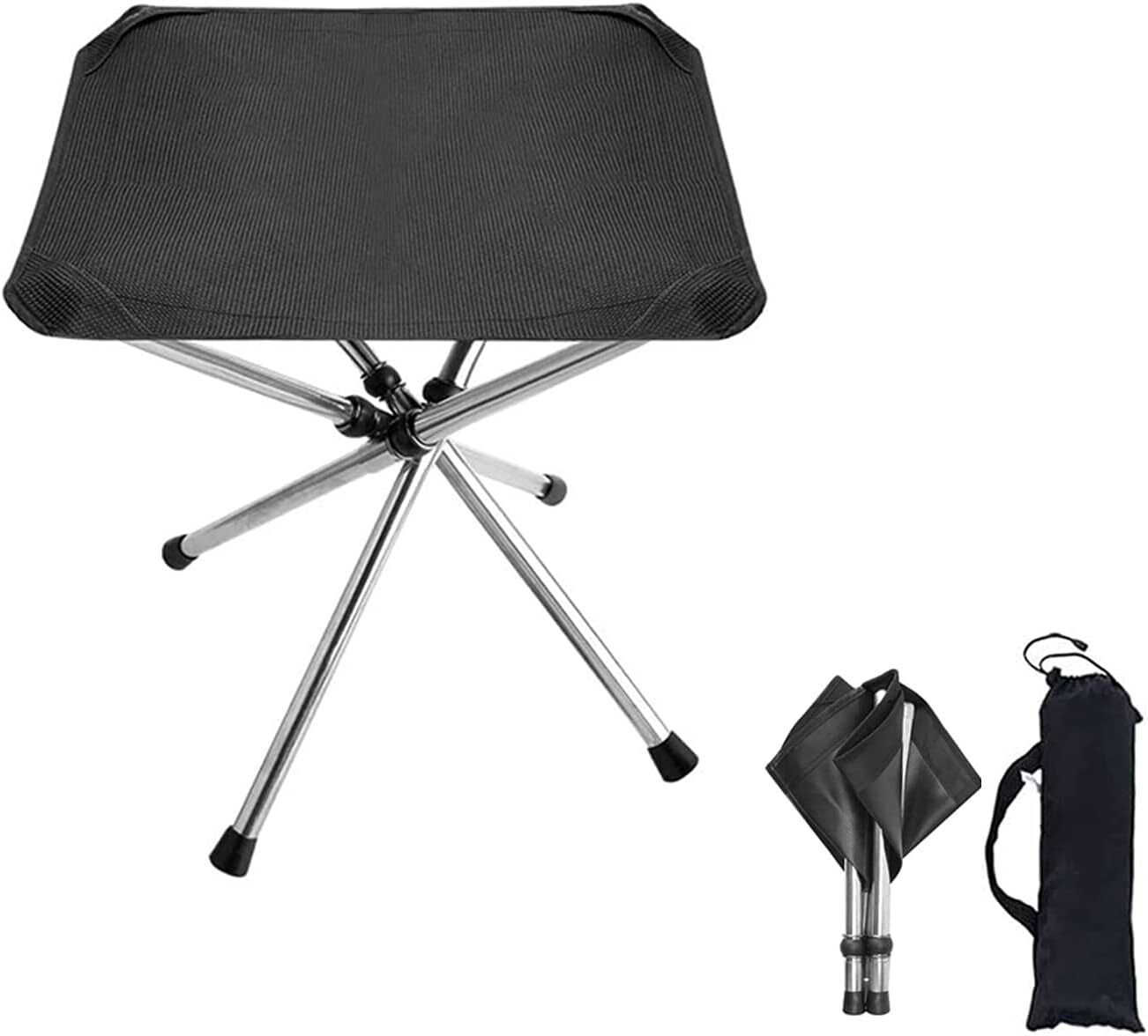 Folding Stool Portable Telescopic Chair Seat Camping Retractable Outdoor Fishing
