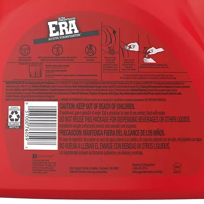 Era Active Stainfighter Ultra Concentrated Liquid Laundry Detergent - 200 fl oz