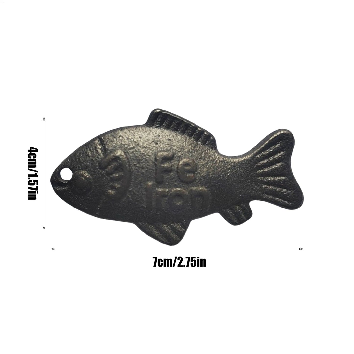 Lucky Iron Fish Effective and Safe Cooking Tool Reusable Effective 2 Pieces