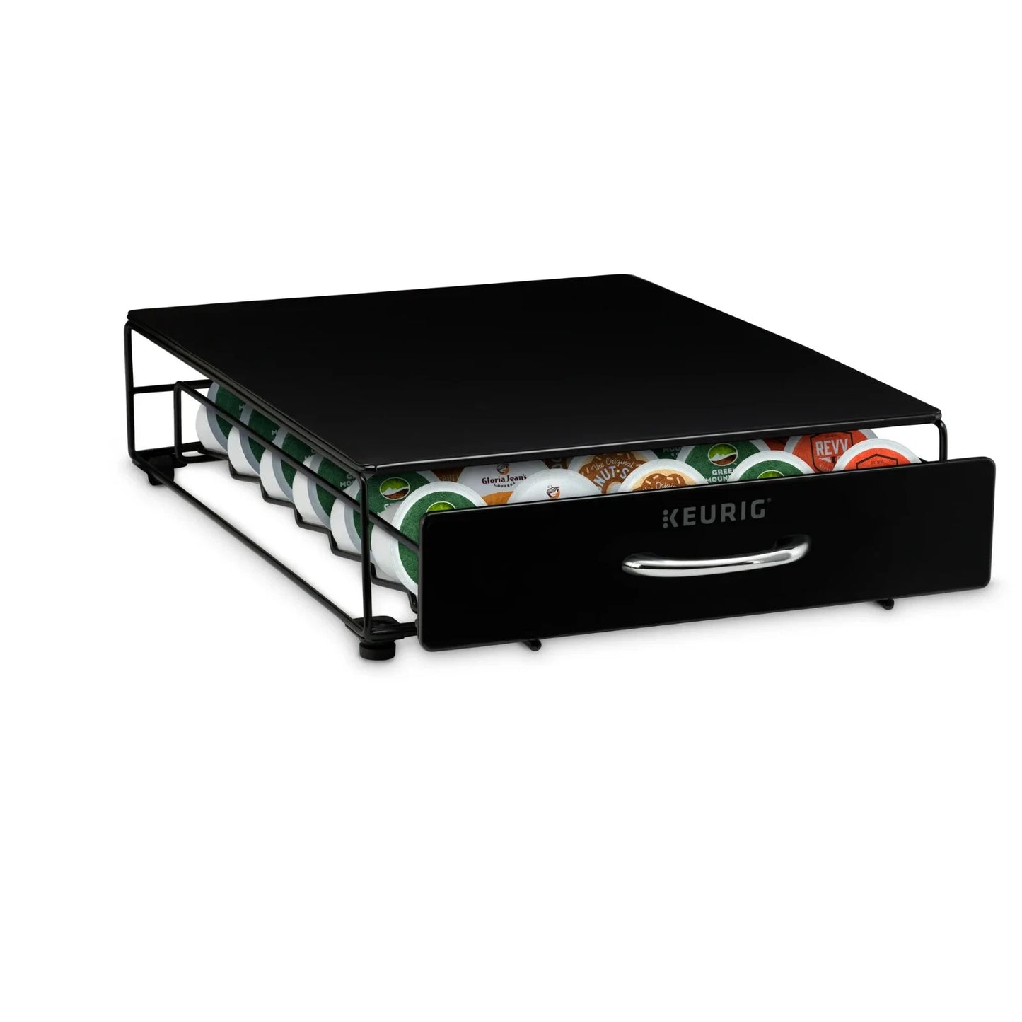 Keurig Under Brewer Storage Drawer, Holds 35 K-Cup Pods, Black