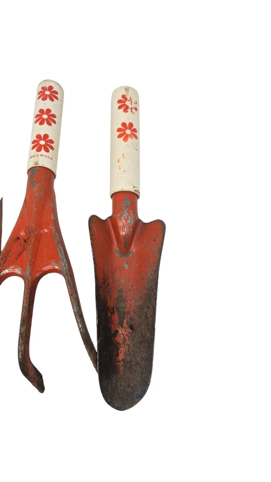 Vintage Set Of Primitive Metal Gardening Tools Made In USA