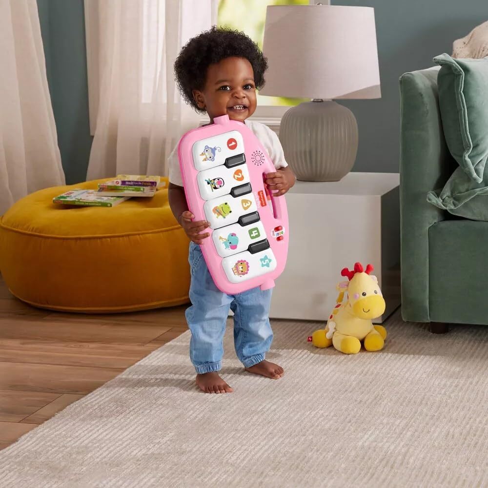 Fisher Price Glow and Grow Kick and Play Piano Gym Light Up Toys Musical Fun