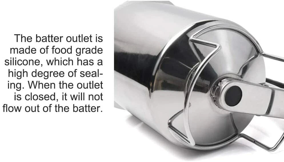 Pancake Batter Dispenser- Holds 3 Cups of Batter-For Baking Muffins And Cupcakes