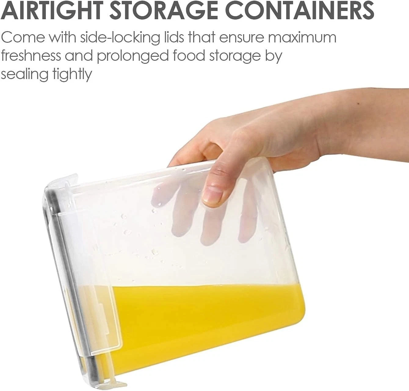 Airtight Food Storage Containers with Lids, 24 pcs Plastic Kitchen and Pantry...