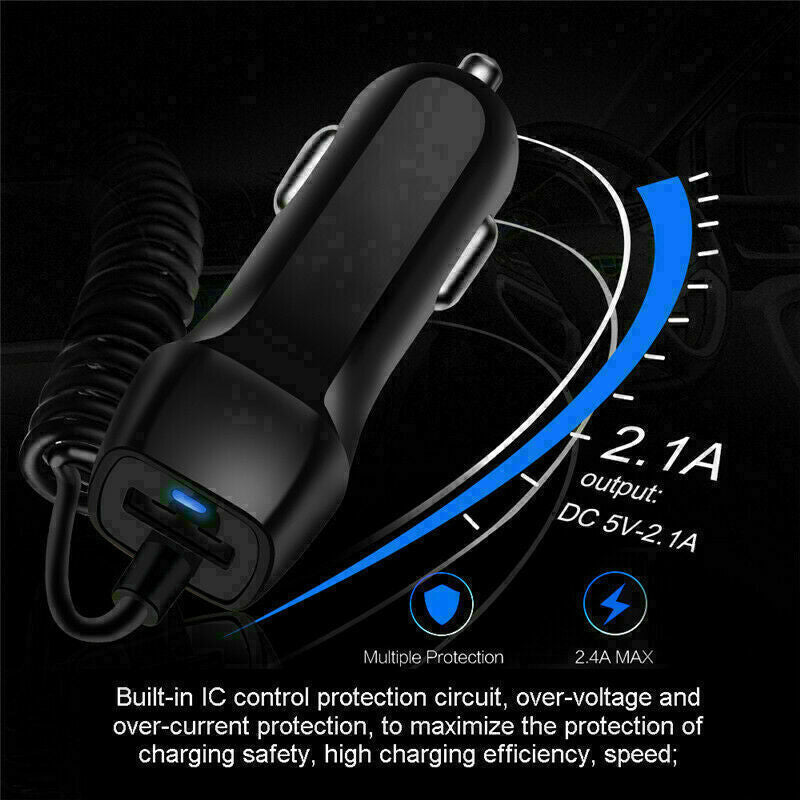 Car Charger Adapter for iPhone 14 13 12 11 Pro Max X XS Fast Charging Cable cord