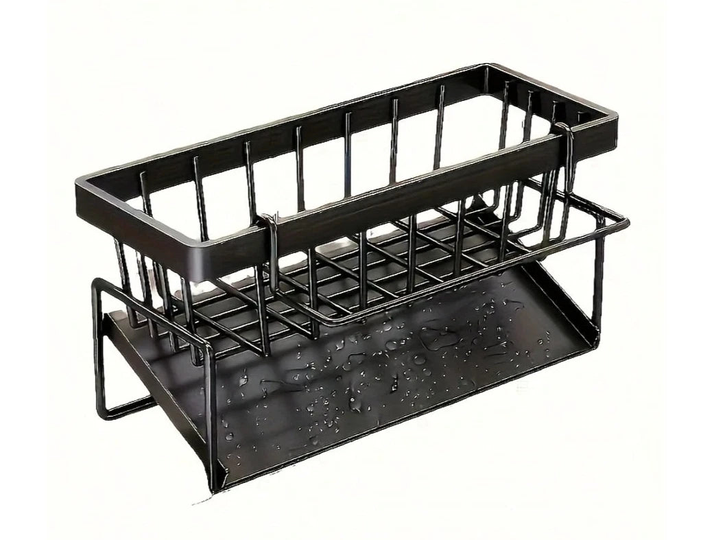 1pc Stainless Steel Sponge Holder Shelf ? Self?Draining, Anti?Mold - NEW - Picture 6 of 9