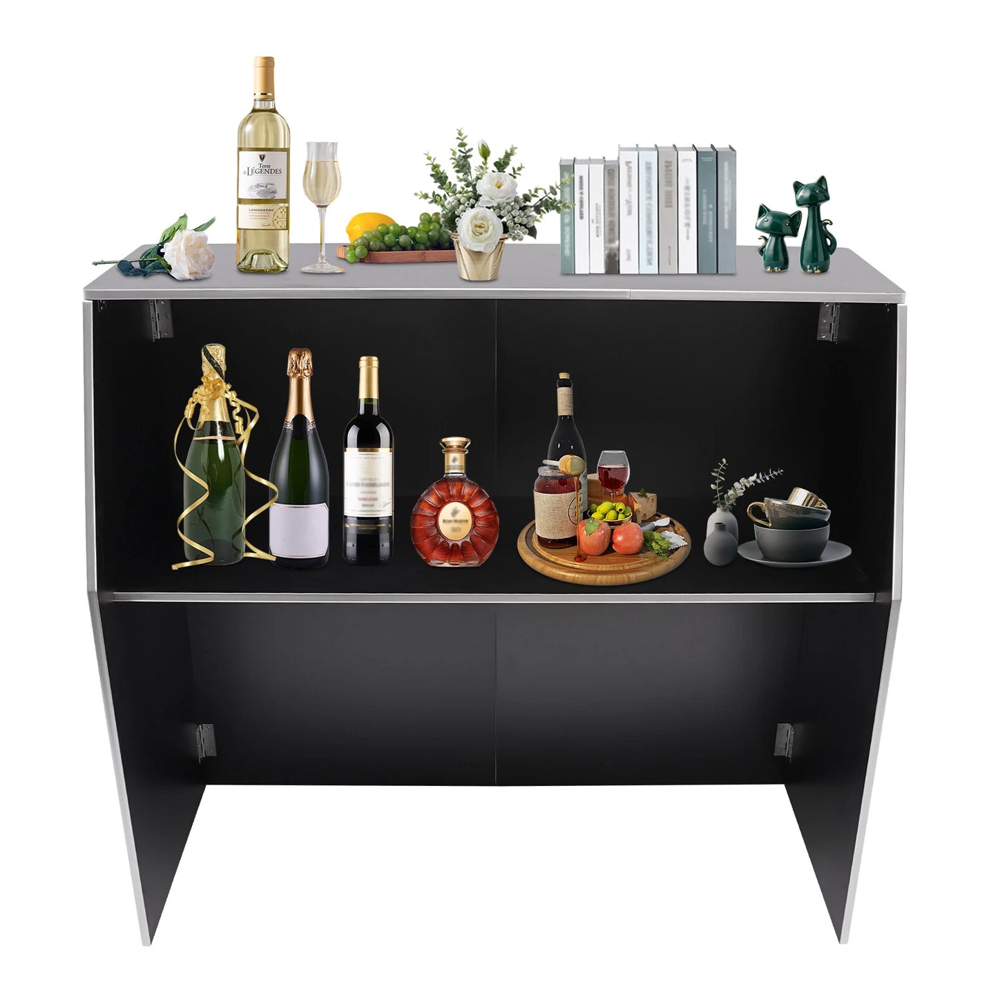 Foldable Bar Tall Portable Event Bar Commercial Portable Bar Table Portable Bar