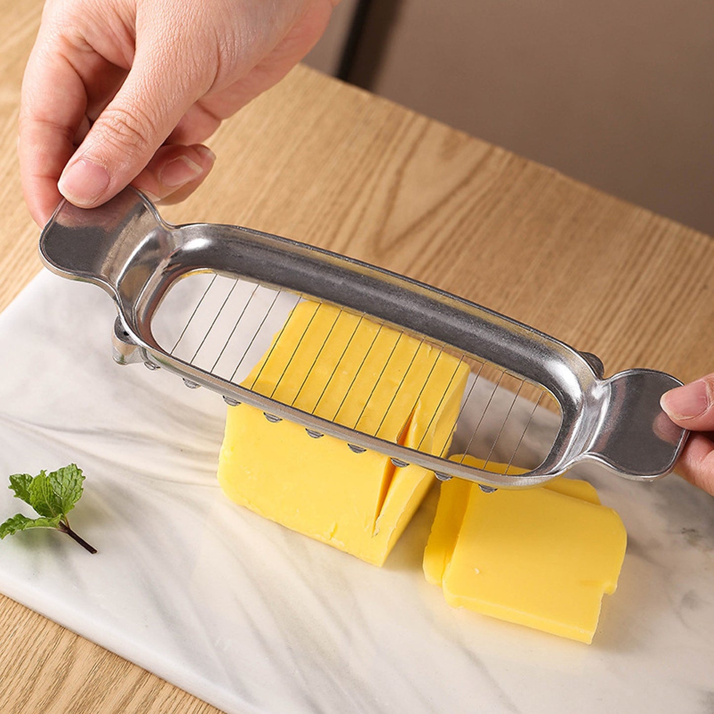 Endurance Silver Stainless Steel Butter Slicer Kitchen Accessories