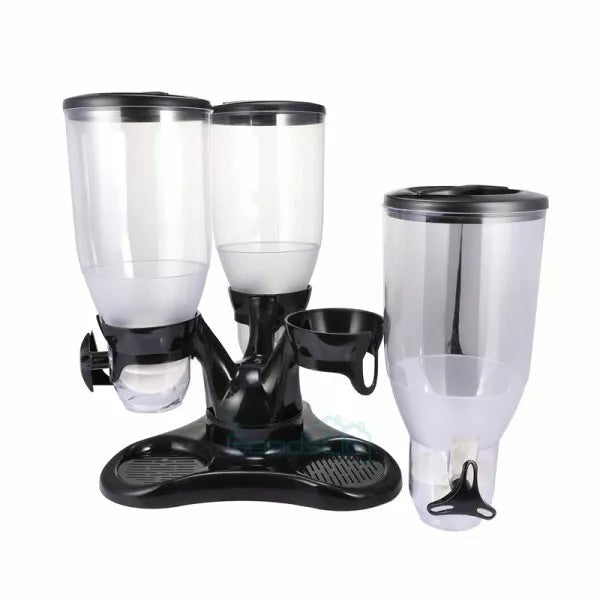 10.5L Cereal Container Storage Food Containers & Cereal Dispenser Triple Control