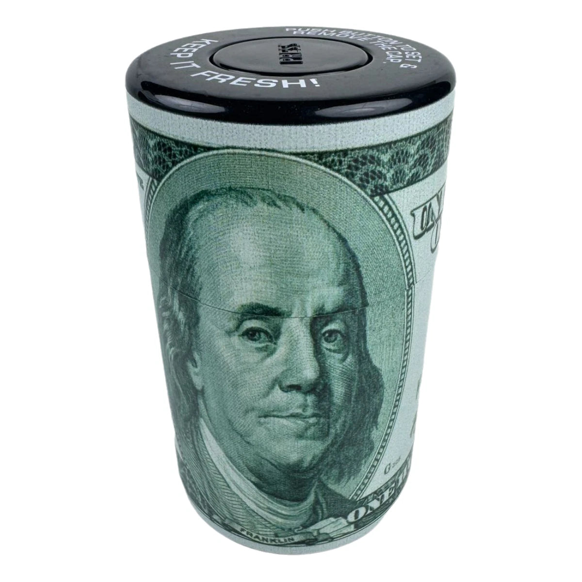1pc Vacuum Sealed Herb Stash Jar Container Airtight Smell Proof Plastic Storage
