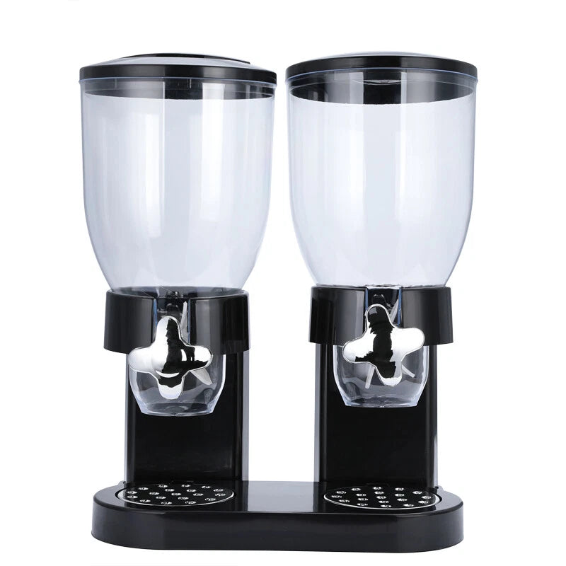 10.5L Cereal Container Storage Food Containers & Cereal Dispenser Triple Control