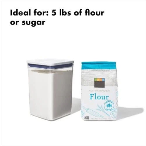 Airtight Food Storage Container 4.4 Qt - Kitchen Pantry Organizer Box