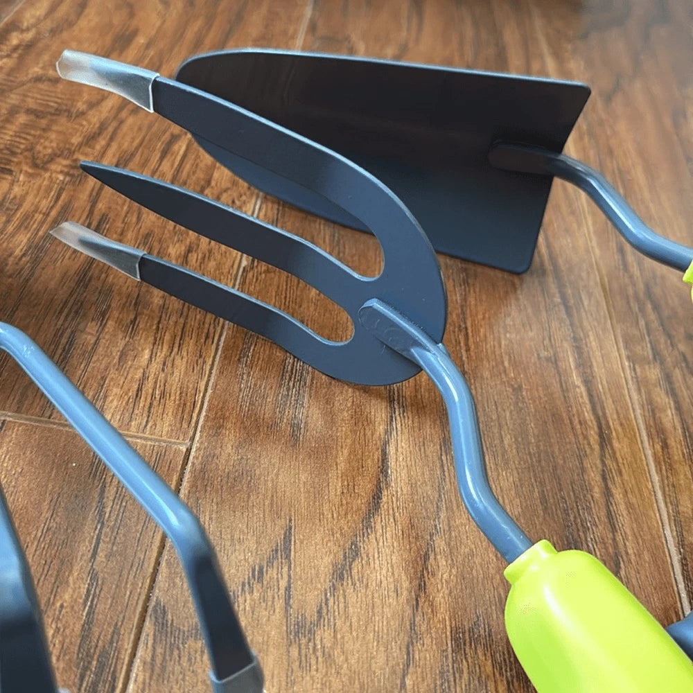 (3) Gardening Hand Tools Ergonomic Design Non-Slip Rubber Handles