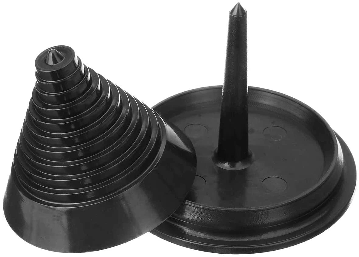 5PC Lawn Mower Balancer Blade Sharpener Kit Garden Tool For Drill Grinder Stone