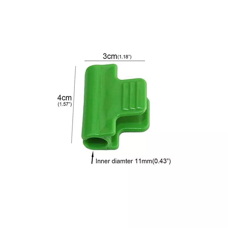 100PC LARGE PLANT & GARDEN CLIPS Support Tomato Vegetable Trellis Twine Ties