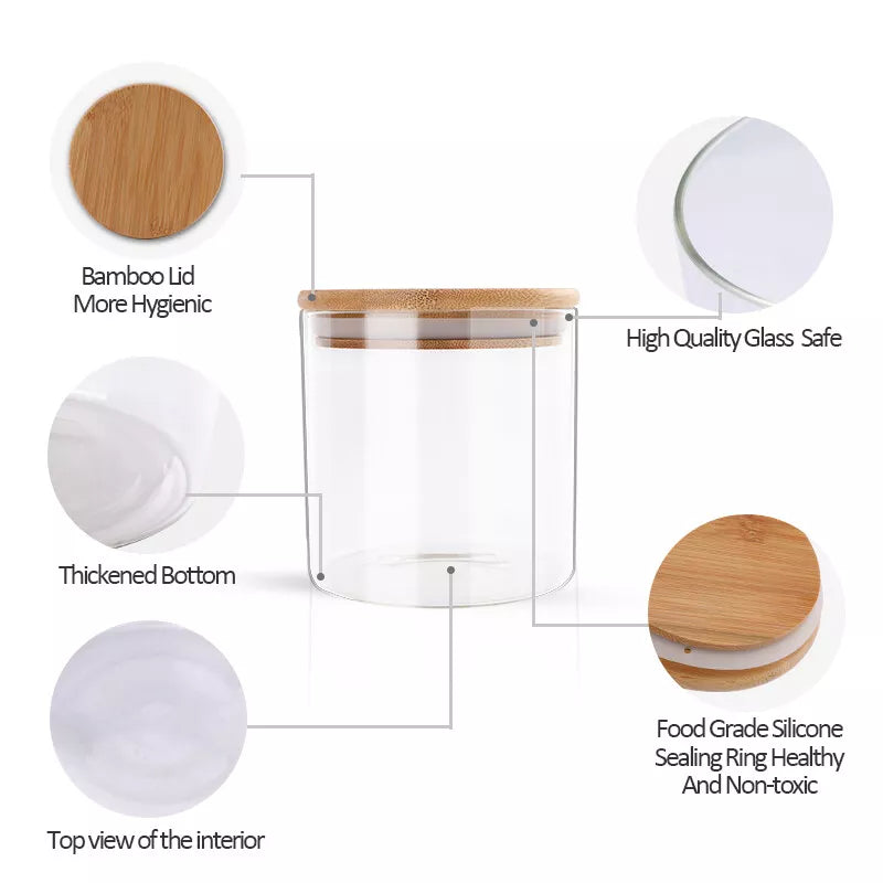 Large Cereal Dispenser Storage Triple Dry Food Snack Container Kitchen Canister