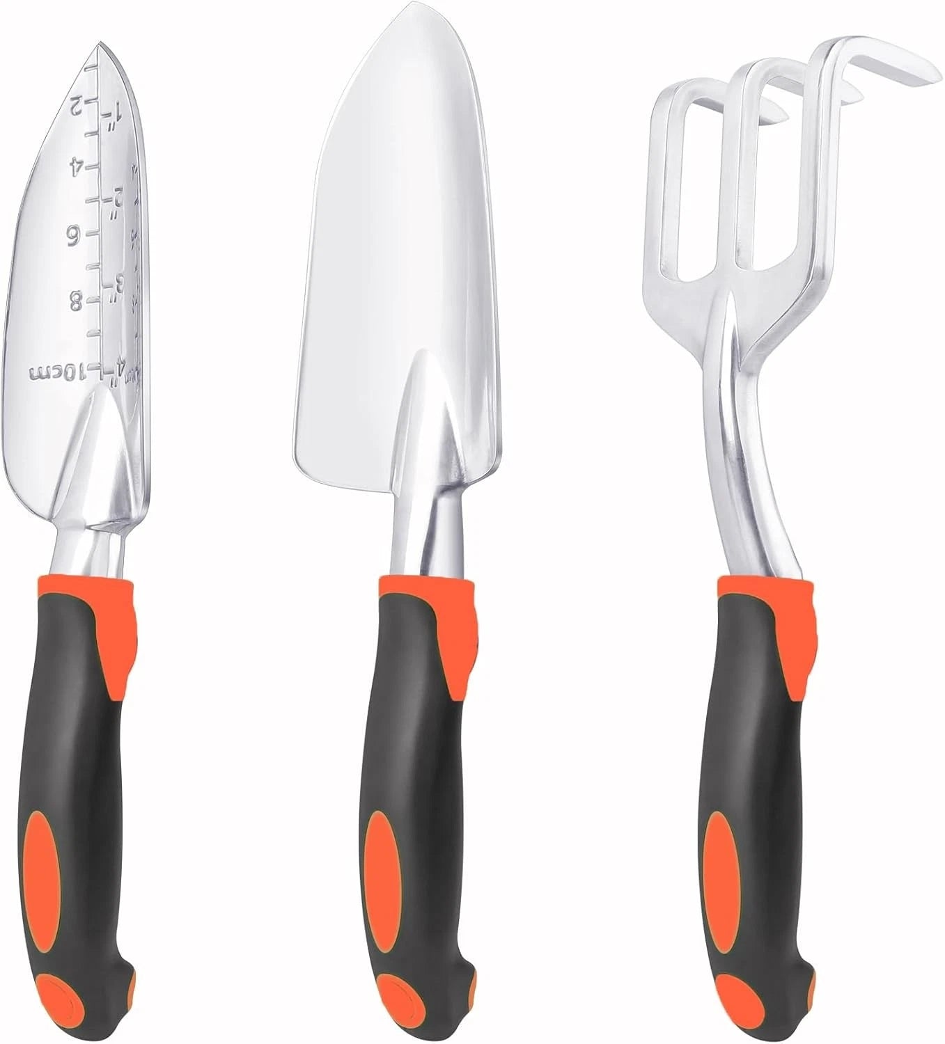 Garden Tools Set, 3 Pack Heavy Duty Gardening Tools Set Include Garden Shovel