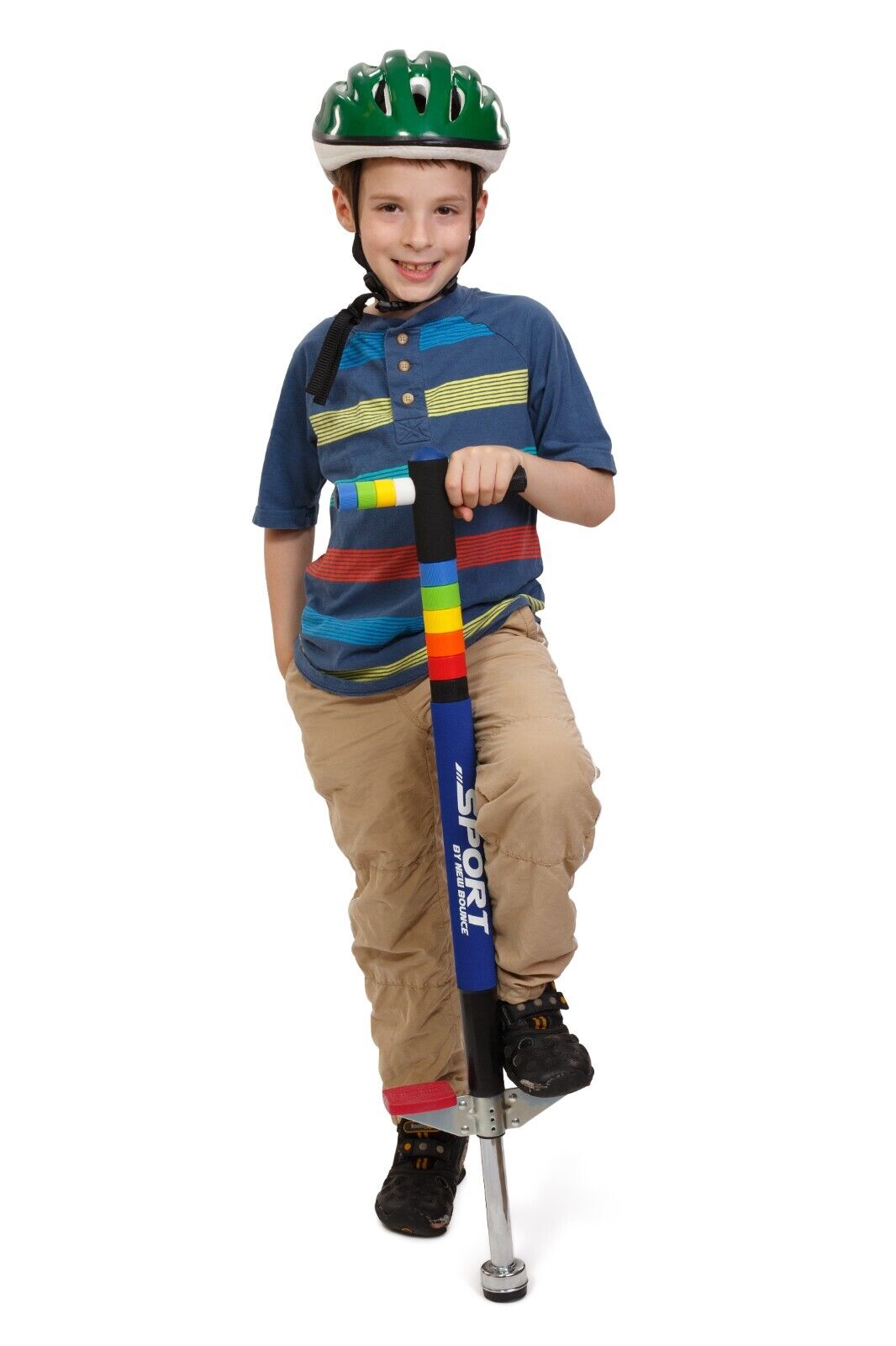New Bounce Pogo Stick Easy Grip Silicone Ring for Ages 5 to 9, Sport Edition