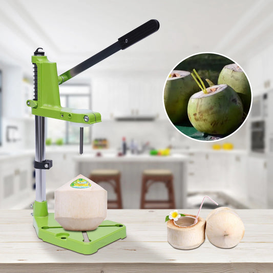 Manual Coconut Opening Machine Vertical Coconut Opener Drilling Hole Tool