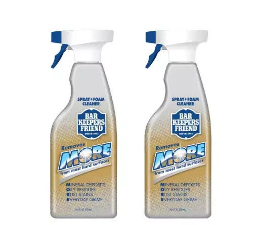 Bar Keepers Friend All-Purpose Cleaner More Spray and Foam 25.4 oz. (2-Pack)