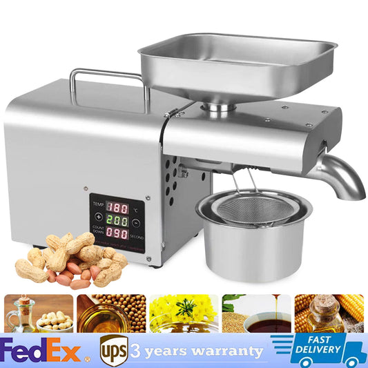 Commercial Automatic Oil Press Machine Stainless Steel Oil Extractor
