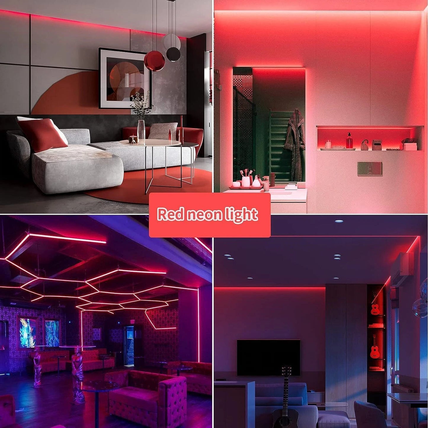 100ft 110V Neon LED Light Strip Waterproof Flexible Home Garden Floor Decor USA