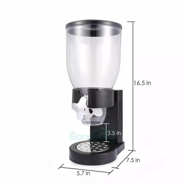 10.5L Cereal Container Storage Food Containers & Cereal Dispenser Triple Control