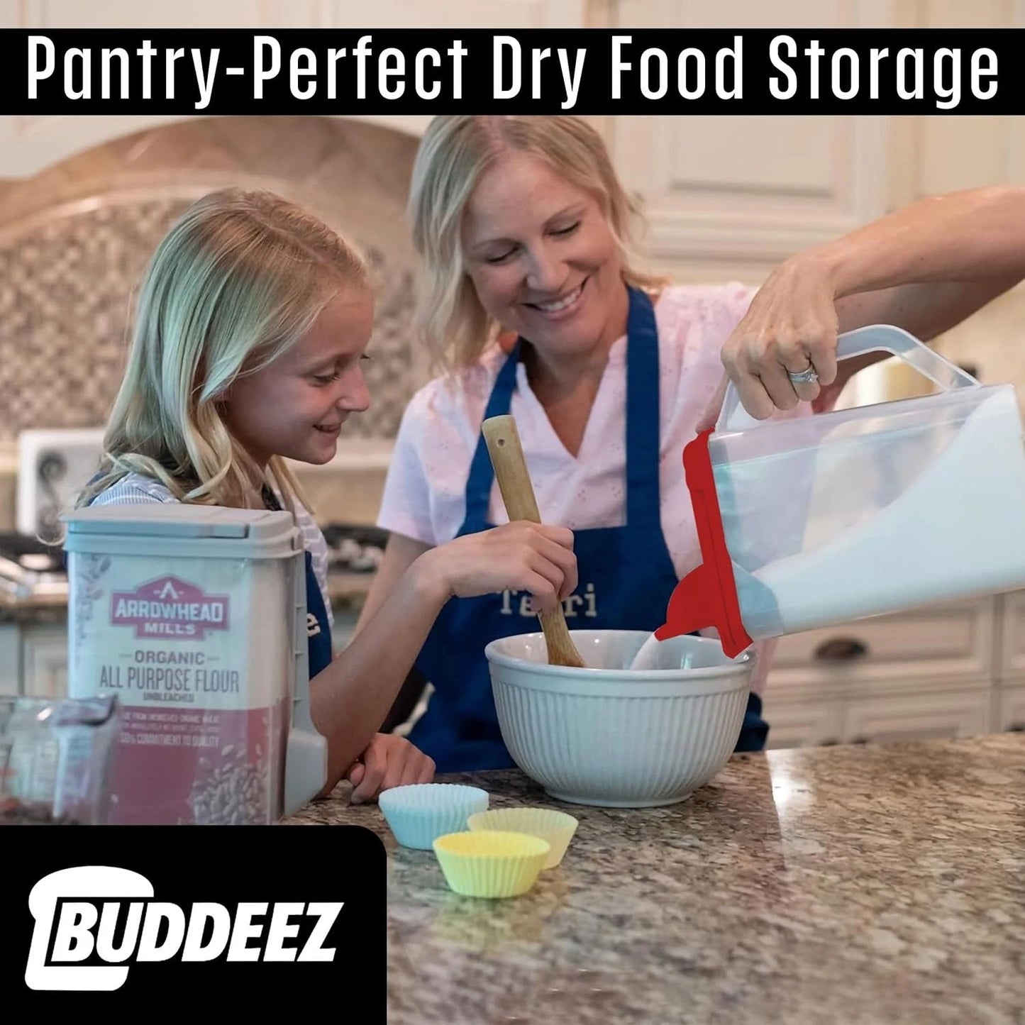 Space-Saving 4 Quart Kitchen Storage Container - Durable BPA-Free Plastic